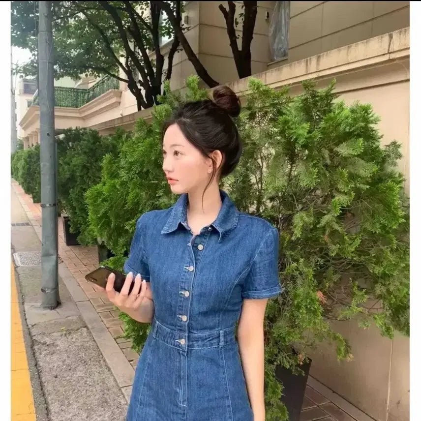 [BUNJANG] JENNIO Denim Dress / 제니오 청원피스