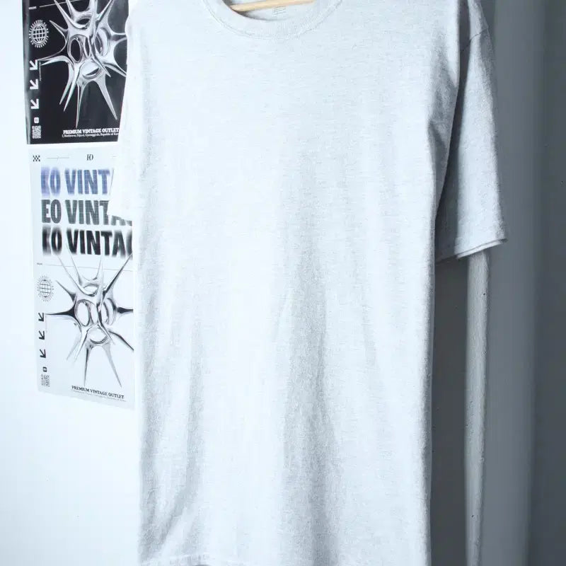[BUNJANG] Champion Basic T-Shirt Melange / (L-XL) 챔피온 반팔 티셔츠 멜란지 무지 올드스쿨-75A1