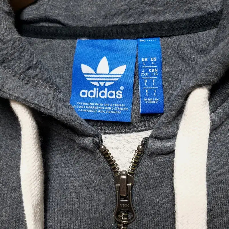 [BUNJANG] Adidas Hooded Zip-Up Jacket L / 아디다스 후드집업 L