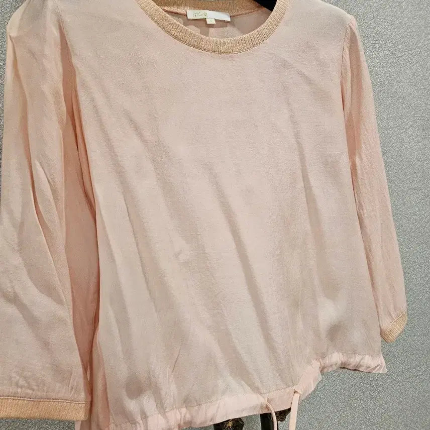 [BUNJANG] Maje Pink Pleated Mini Dress / 마쥬