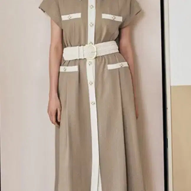 [BUNJANG] Color Felt One-Piece Dress Size 66 / (새상품)칼라거펠트 원피스66
