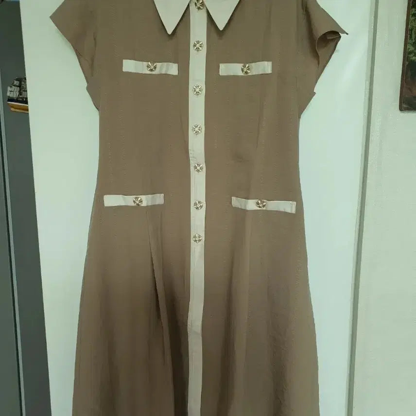 [BUNJANG] Color Felt One-Piece Dress Size 66 / (새상품)칼라거펠트 원피스66