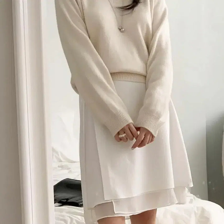 [BUNJANG] Miel Sydney Wrap Skirt / 새상품)미엘 시드니 랩 스커트
