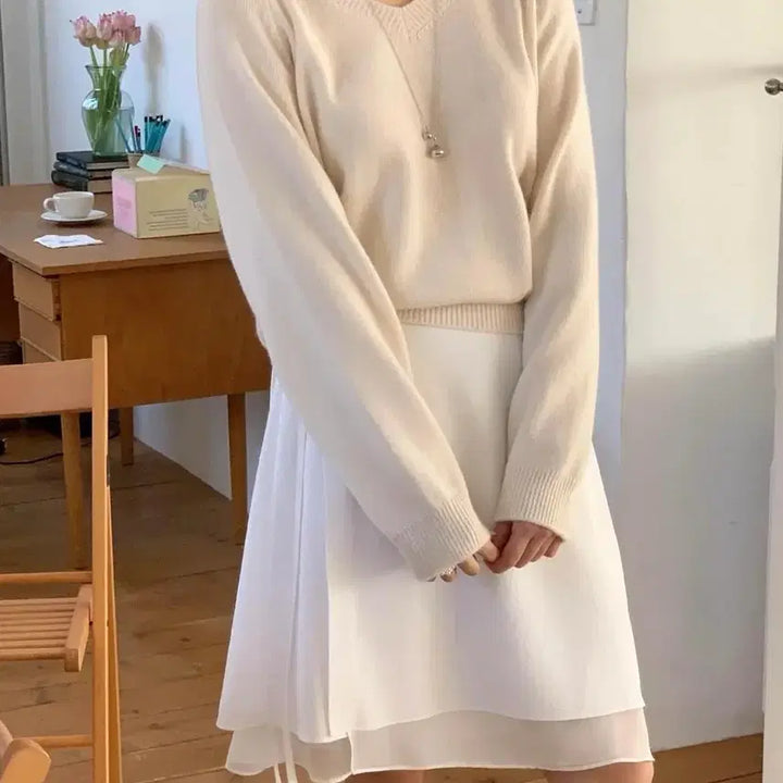 [BUNJANG] Miel Sydney Wrap Skirt / 새상품)미엘 시드니 랩 스커트