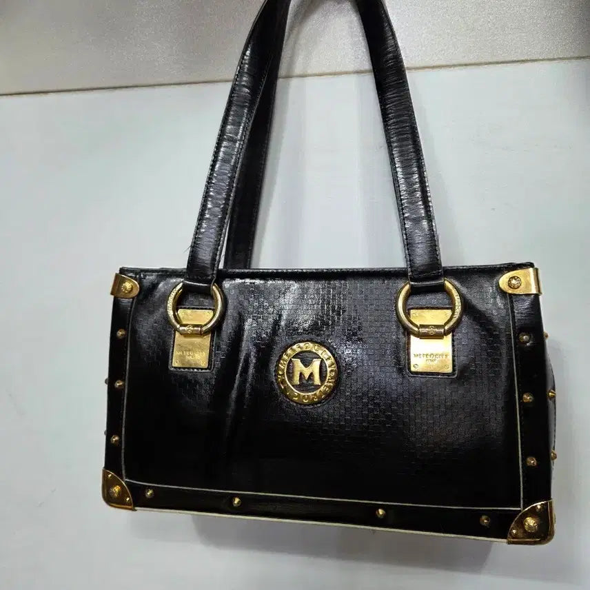 [BUNJANG] MCM Black Tote Bag / 메트로시티 블랙 토트백