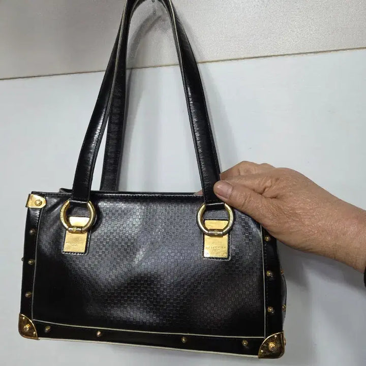 [BUNJANG] MCM Black Tote Bag / 메트로시티 블랙 토트백