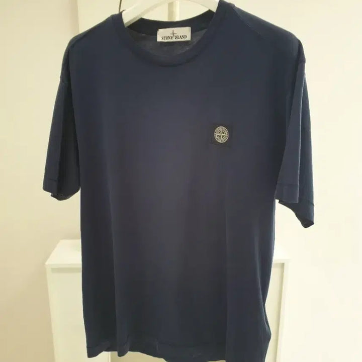 [BUNJANG] Stone Island Navy Short-Sleeve T-Shirt / 스톤아일랜드 네이비 반팔 티셔츠