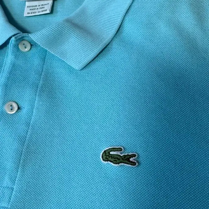 [BUNJANG] Lacoste Mint Collar T-shirt Size 6 / 라코스테 민트  카라티예요  6 사이즈