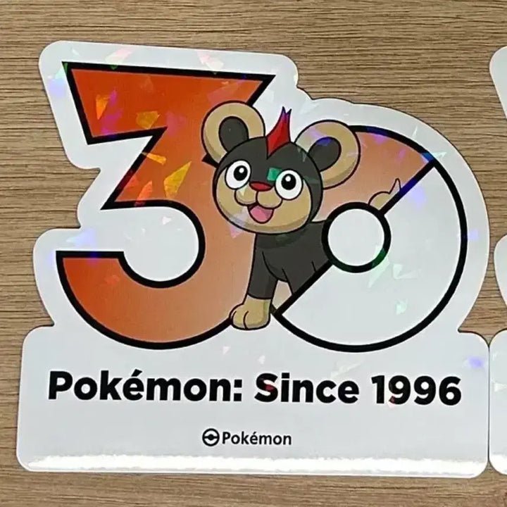 [BUNJANG] Pokemon 30th Anniversary Logo Sticker Set: Torchic &amp; Blaziken / [포켓몬 30주년 기념 로고 스티커]레오꼬, 화염레오