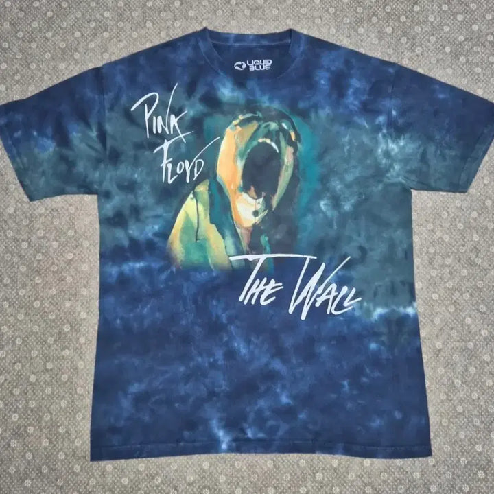 [BUNJANG] Pink Floyd Liquid Blue Tie-Dye T-Shirt / [L] 핑크플로이드 리퀴드블루사 타이다이 -556