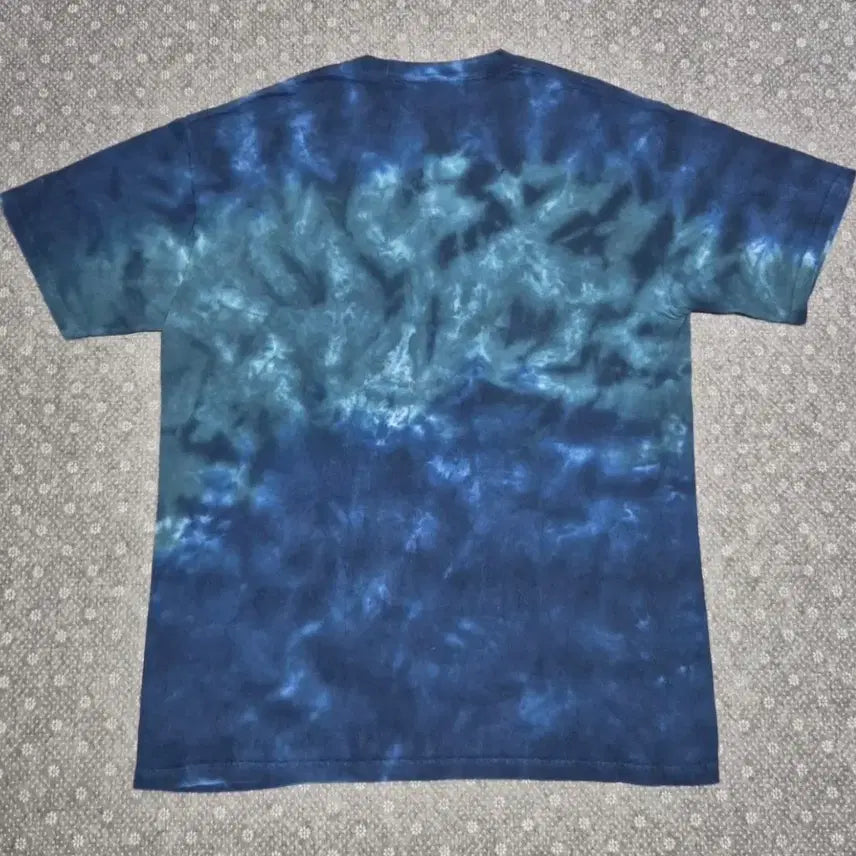 [BUNJANG] Pink Floyd Liquid Blue Tie-Dye T-Shirt / [L] 핑크플로이드 리퀴드블루사 타이다이 -556