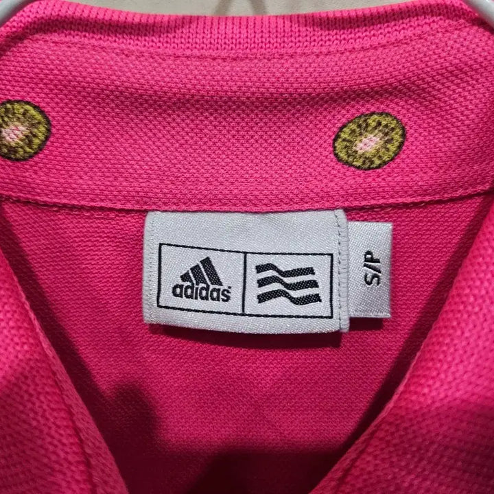 [BUNJANG] Adidas Pink Pattern Short Sleeve T-Shirt Size S / 아디다스 핑크색 패턴 반팔 S