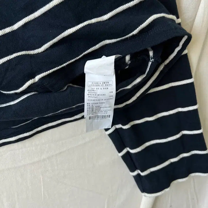 [BUNJANG] Covenat Stripe Long Sleeve T-Shirt / 커버낫 스트리이프 롱슬리브