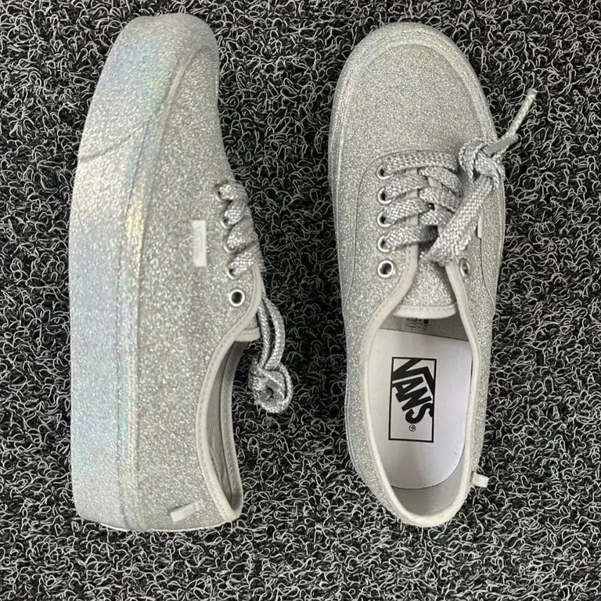 [BUNJANG] Vans Authentic Silver Sneakers (US Women&
