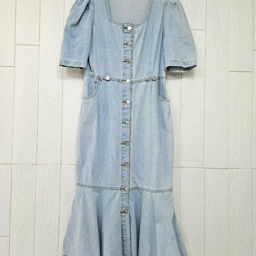 [BUNJANG] Mermaid Denim Dress / 51. 머메이드 데님 원피스