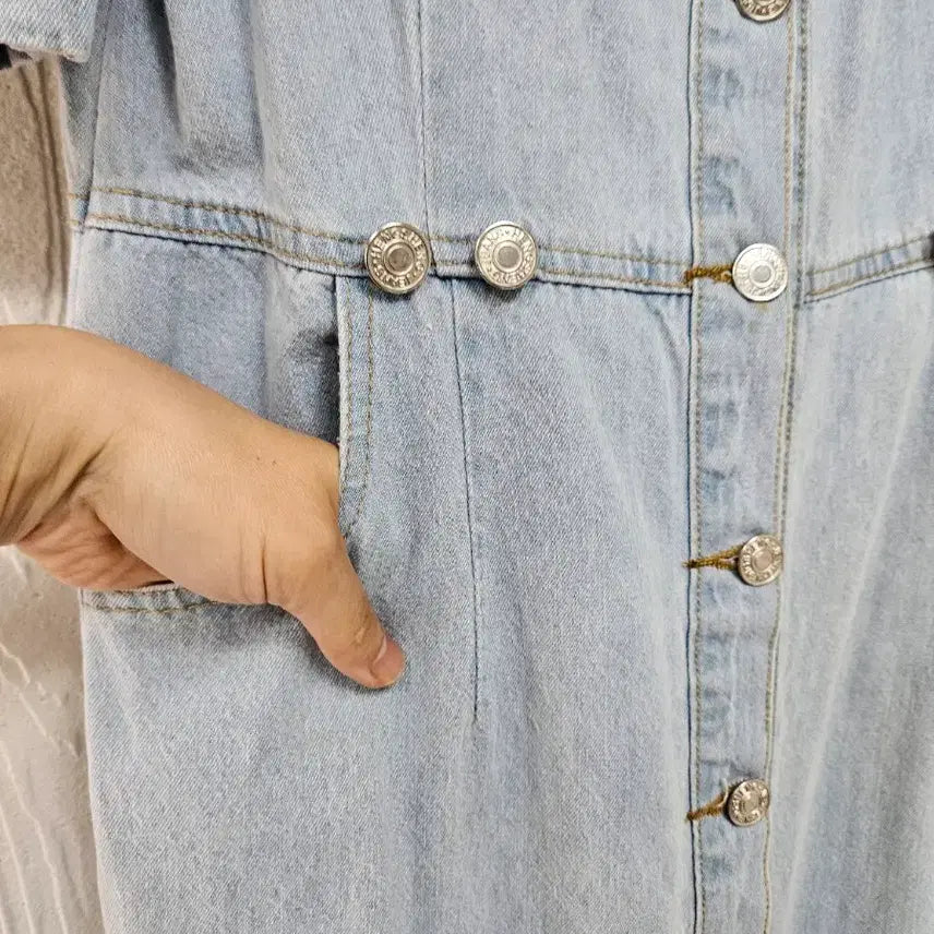 [BUNJANG] Mermaid Denim Dress / 51. 머메이드 데님 원피스