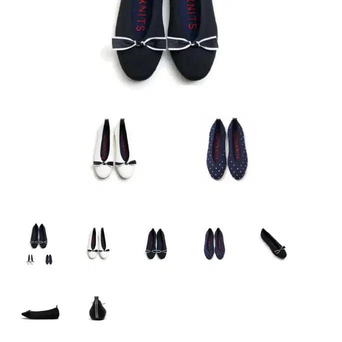 [BUNJANG] Nodonyit Tuxedo Round Flat Shoes Black 245 / 노도니트 라운드플랫 턱시도 블랙 245 (쿨거시 택포)