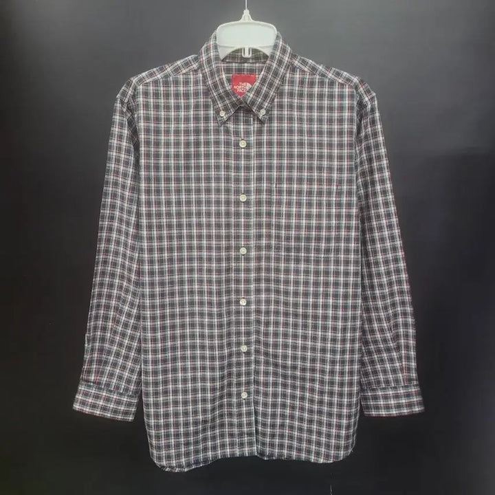 [BUNJANG] The North Face Japanese Edition Checkered Oversized Fit Shirt / NORTH FACE 노스페이스 일본판 체크 오버핏 셔츠