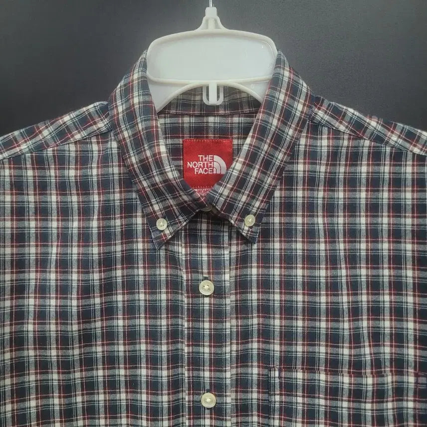 [BUNJANG] The North Face Japanese Edition Checkered Oversized Fit Shirt / NORTH FACE 노스페이스 일본판 체크 오버핏 셔츠