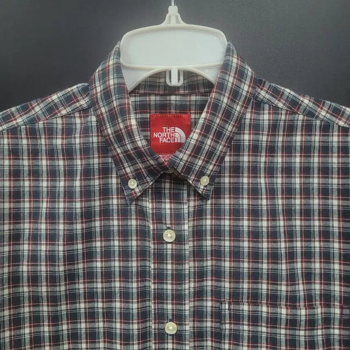 [BUNJANG] The North Face Japanese Edition Checkered Oversized Fit Shirt / NORTH FACE 노스페이스 일본판 체크 오버핏 셔츠