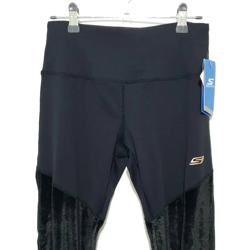 [BUNJANG] Skechers Velour Color-Block Leggings / 스케쳐스 벨루어 배색 레깅스 70