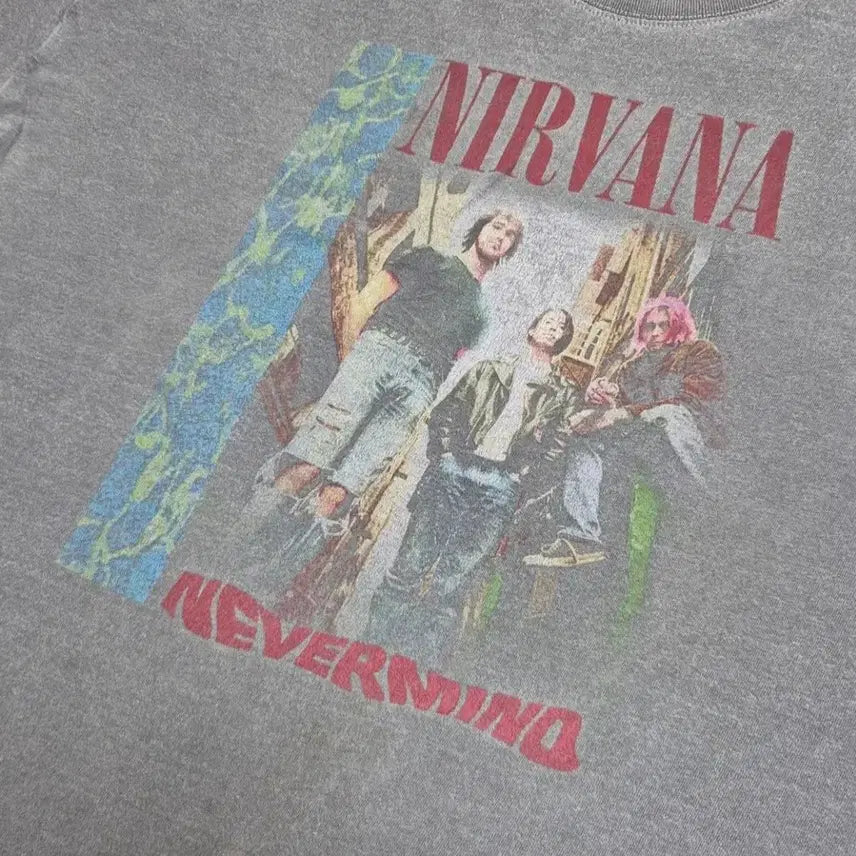 [BUNJANG] Nirvana Nevermind 2nd Album Official T-Shirt / [XL] 너바나 2집 네버마인드 오피셜 -568