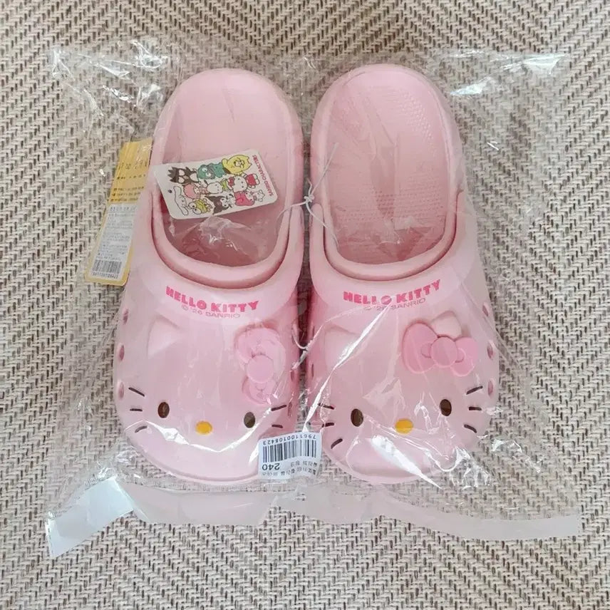[BUNJANG] Hello Kitty Crocs Mules Slippers / (새상품)헬로키티 크록스 뮬 슬리퍼
