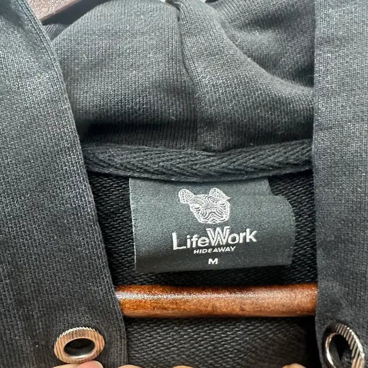 [BUNJANG] LIFEWORK Embroidered Dog Hoodie / [만원 아라비아빈티지] LIFEWORK 강아지 자수 후드티 95