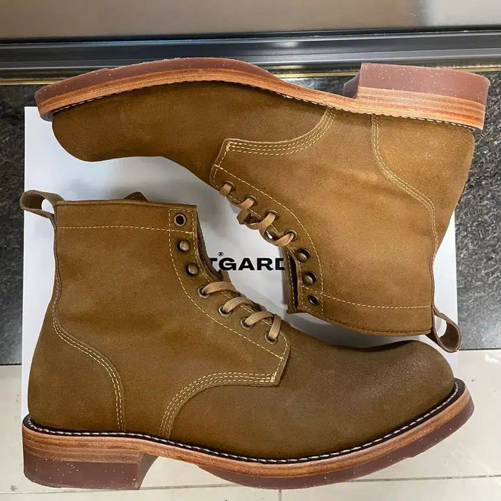 [BUNJANG] Lost Garden Uniform Work Boots Beige Suede 44 (290) / 로스트가든 유니폼 워크부츠 베이지 290(44)