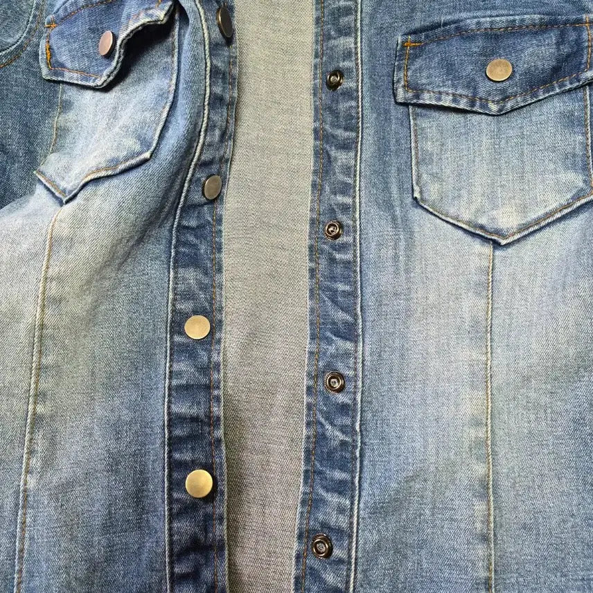 [BUNJANG] TOP DRESSING Denim Shirt / TOP DRESSING 데님 셔츠 청남방