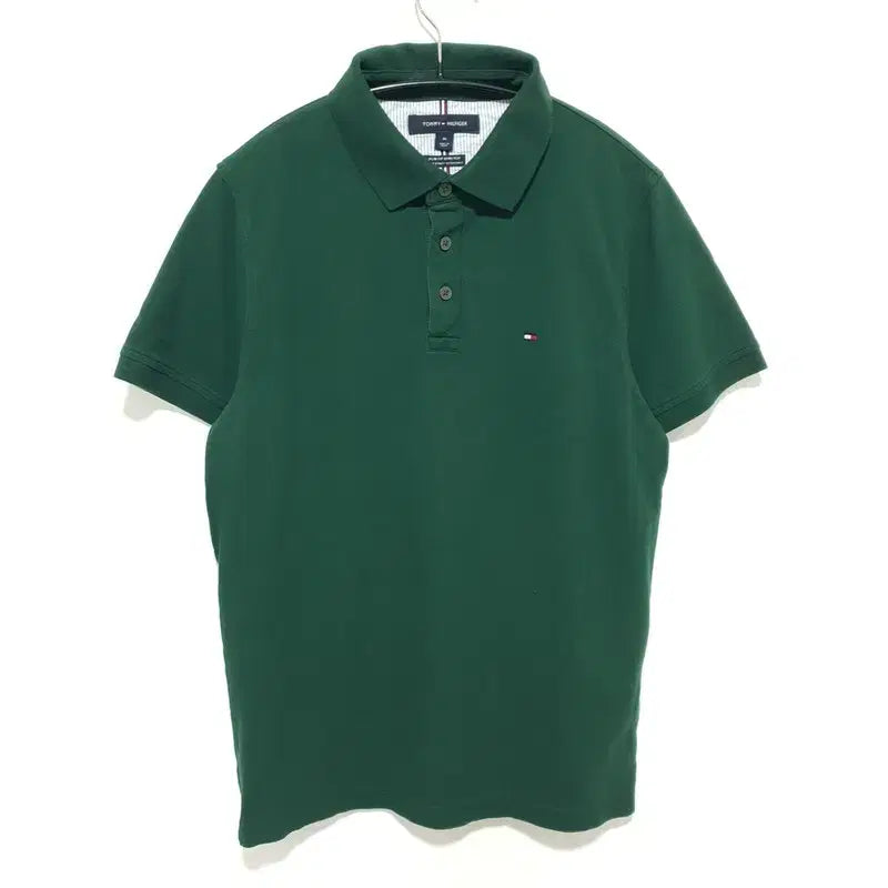 [BUNJANG] Tommy Hilfiger Slim Fit Short Sleeve Polo Shirt M_S1376 / 타미힐피거 슬림핏 반팔 카라티 M_S1376