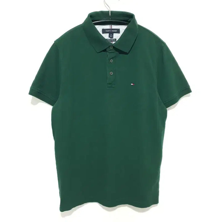 [BUNJANG] Tommy Hilfiger Slim Fit Short Sleeve Polo Shirt M_S1376 / 타미힐피거 슬림핏 반팔 카라티 M_S1376
