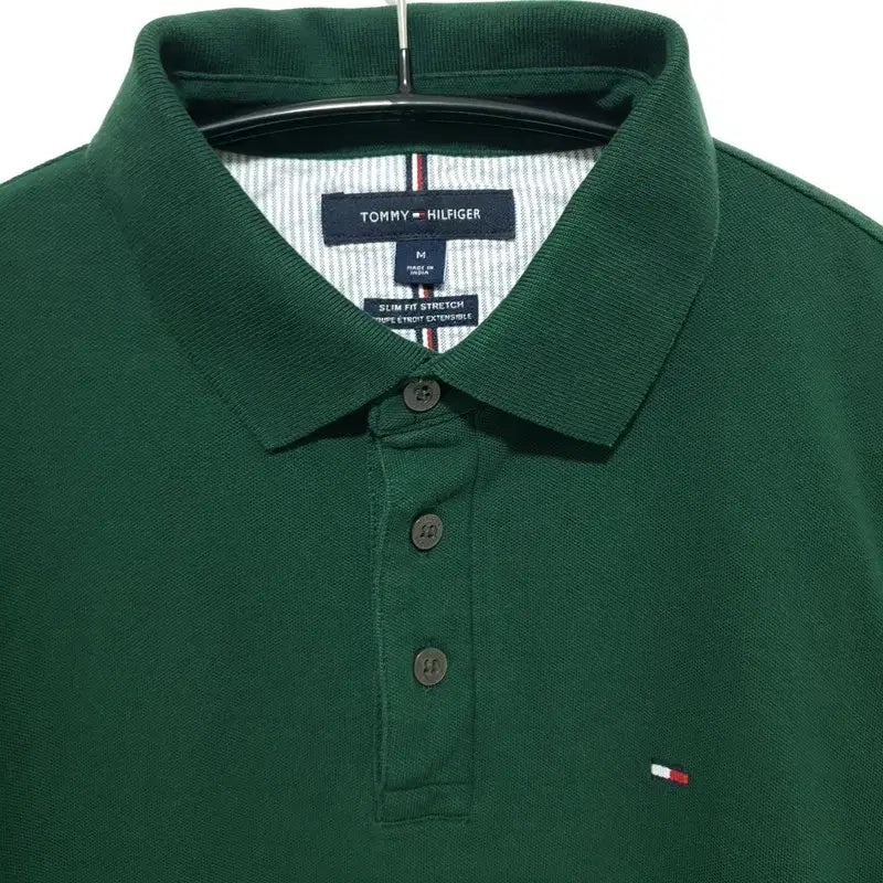 [BUNJANG] Tommy Hilfiger Slim Fit Short Sleeve Polo Shirt M_S1376 / 타미힐피거 슬림핏 반팔 카라티 M_S1376