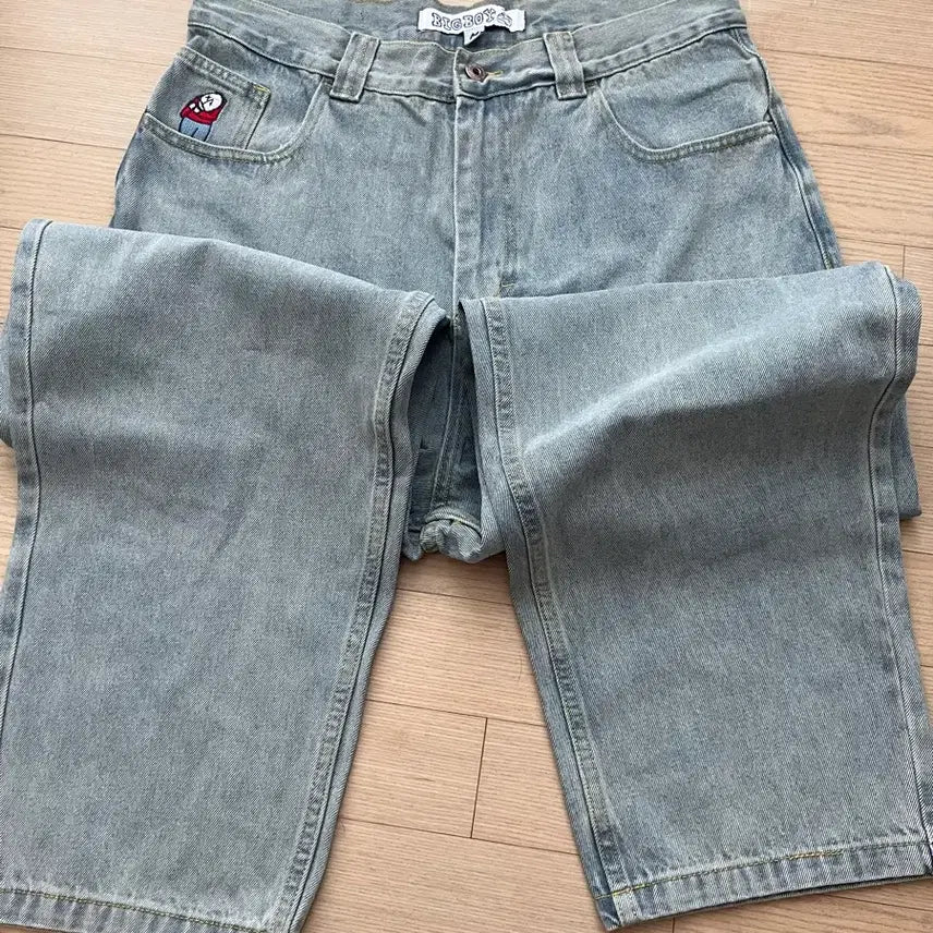 [BUNJANG] Polar Skate Co. Big Boy Jeans Light Blue / 폴라스케이트 빅보이 라이트블루