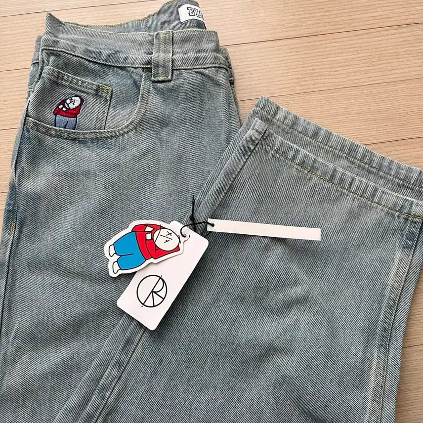 [BUNJANG] Polar Skate Co. Big Boy Jeans Light Blue / 폴라스케이트 빅보이 라이트블루