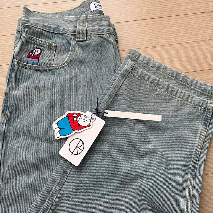 [BUNJANG] Polar Skate Co. Big Boy Jeans Light Blue / 폴라스케이트 빅보이 라이트블루