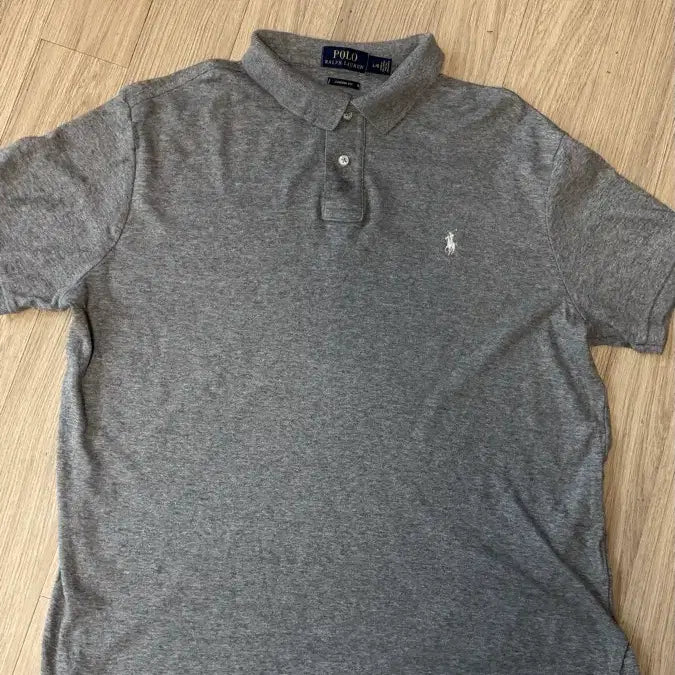[BUNJANG] Polo Ralph Lauren Grey Polo Shirt L Size / 폴로 랄프로렌  그레이 카라티  L 사이즈