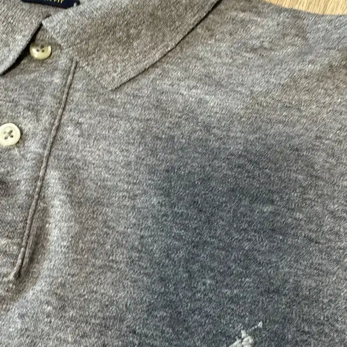 [BUNJANG] Polo Ralph Lauren Grey Polo Shirt L Size / 폴로 랄프로렌  그레이 카라티  L 사이즈