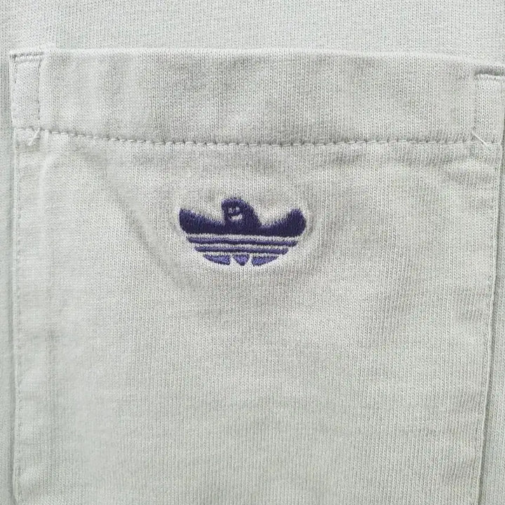 [BUNJANG] Adidas Pocket T-Shirt Green Medium / pakaian Adidas 아디다스 포켓 반팔티 연두색 M