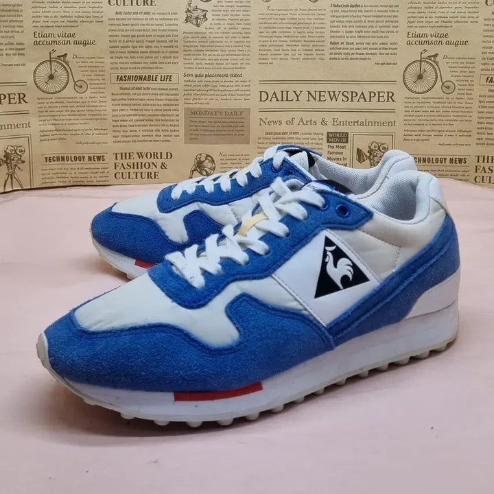 [BUNJANG] Le Coq Sportif Turbo Classic Blue Sneakers 250 / 르꼬끄 터보클래식 블루 운동화250