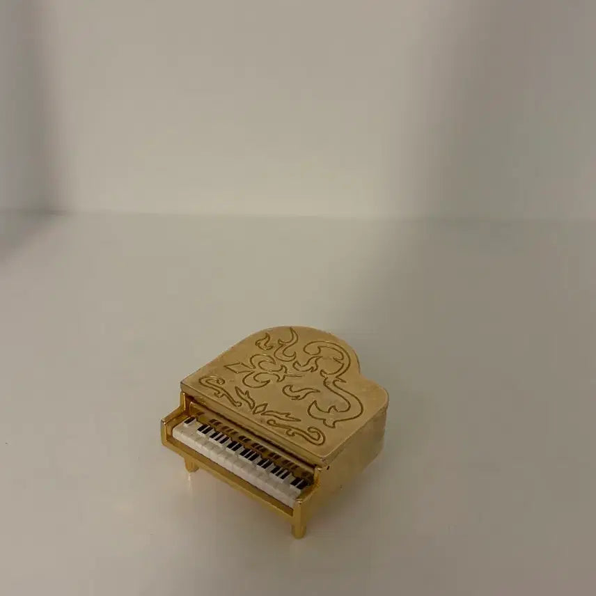 [BUNJANG] Vintage Brass Piano Miniature Clock / 빈티지 피아노 브라스 미니어쳐시계