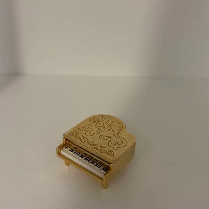 [BUNJANG] Vintage Brass Piano Miniature Clock / 빈티지 피아노 브라스 미니어쳐시계