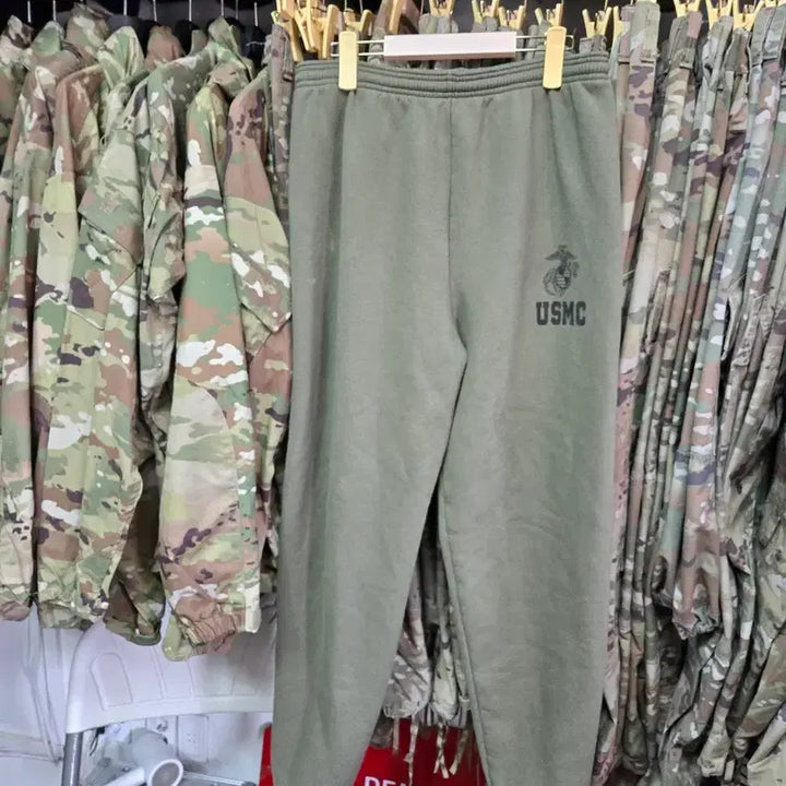 [BUNJANG] USMC Genuine Issue Marine Corps Training Tracksuit Set - Size L/R / 미군지급해병대추리닝한벌lr