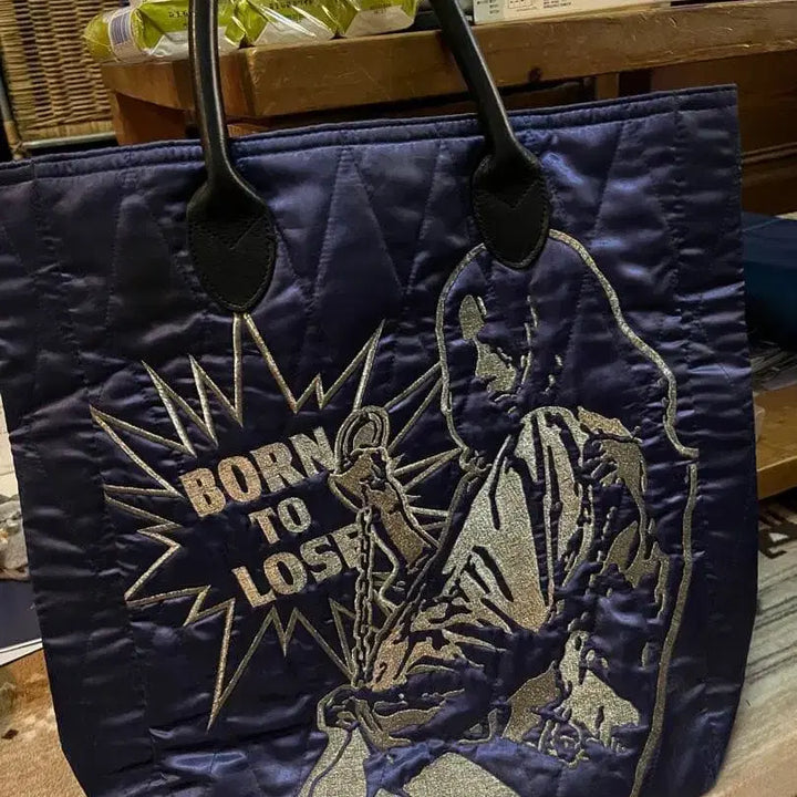 [BUNJANG] Hysteric Glamour Embroidered Padded Tote Bag / 히스테릭 글래머 자수 패디드 토트백