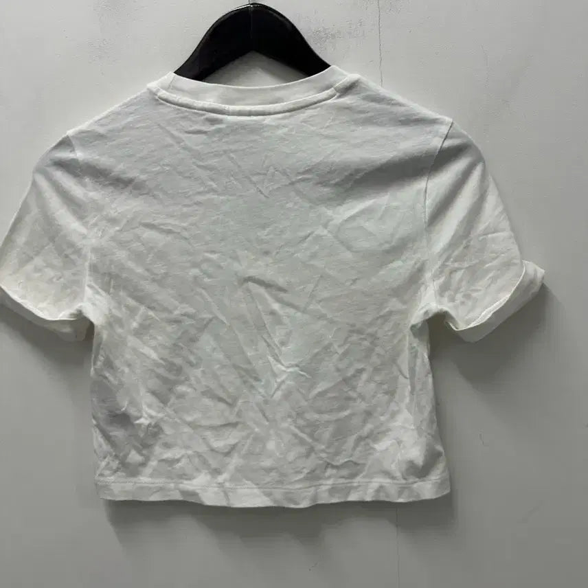 [SOLD OUT] [만원 아라비아빈티지]아디다스 화이트 크롭 반팔 티셔츠 90