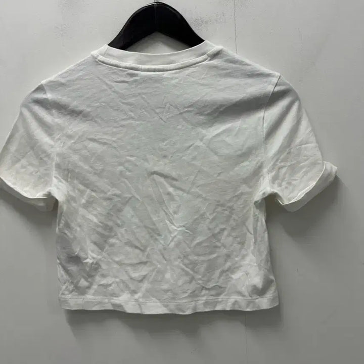 [SOLD OUT] [만원 아라비아빈티지]아디다스 화이트 크롭 반팔 티셔츠 90