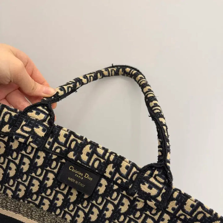 [BUNJANG] Dior Oblique Pattern Book Tote Bag Large / 디올 오블리크 패턴 북토트백 라지