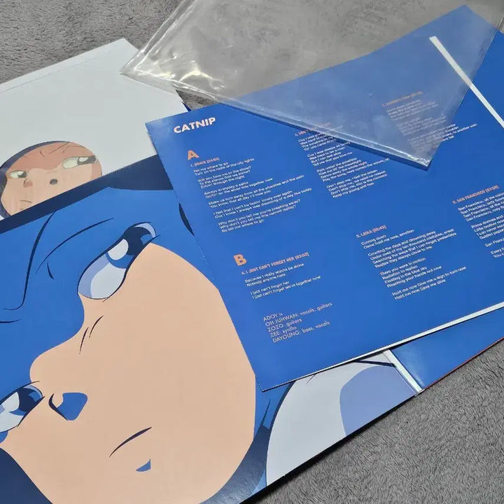 [BUNJANG] Adoy Catnip Blue Vinyl Limited Edition / 아도이 캣닢 블루 바이닐 (lp)