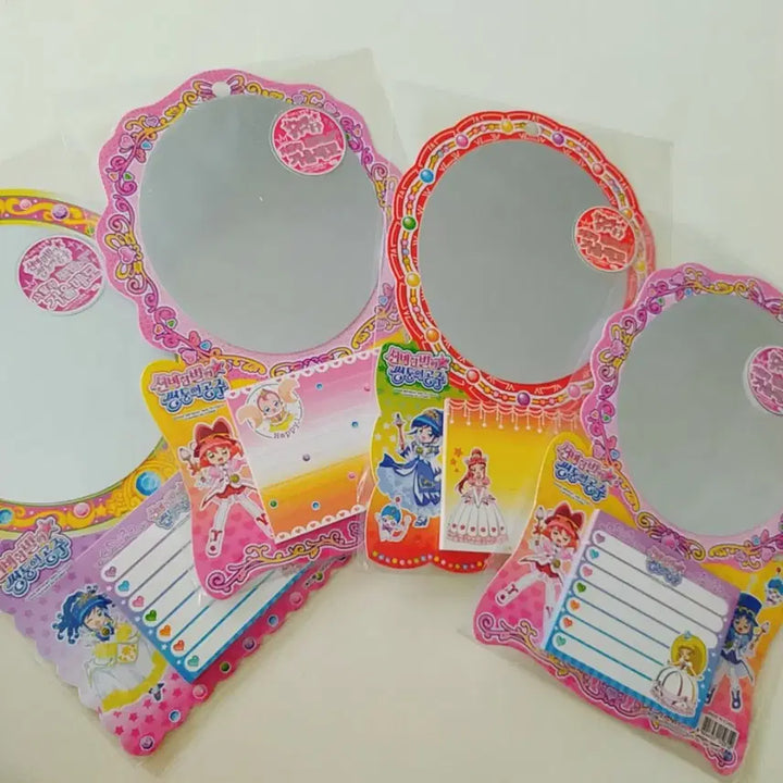 [BUNJANG] Magical DoReMi Mirror Memo Pad / 신비한별의쌍둥이공주 거울 메모장 / 빈티지 만화 고전 굿즈 다꾸 팬시