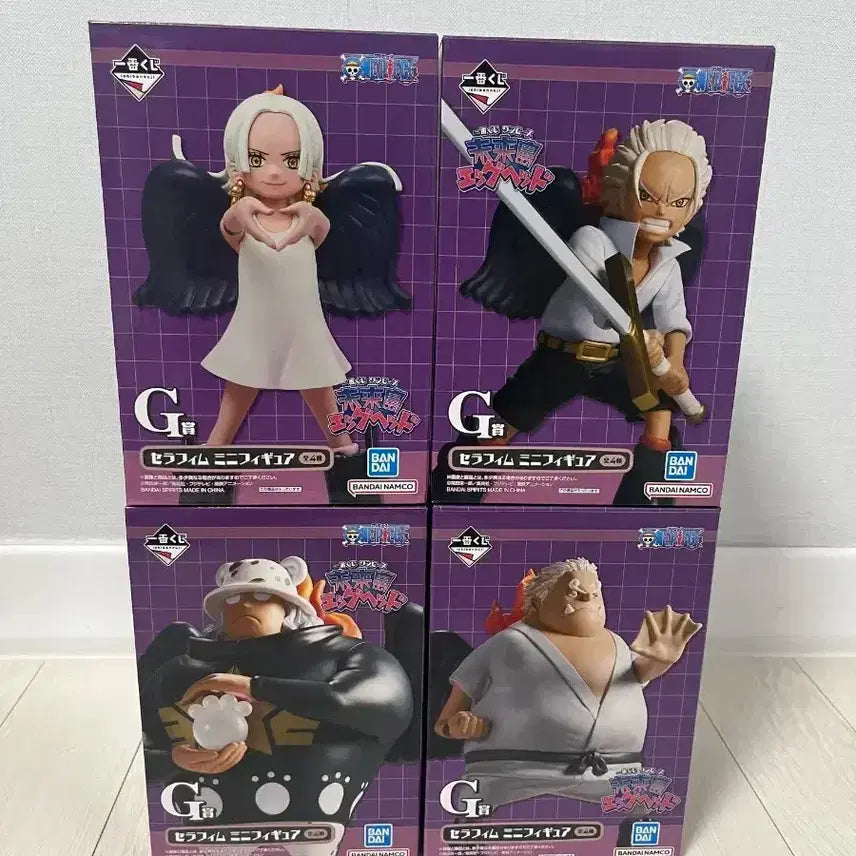 [BUNJANG] One Piece Ichiban Kuji Egghead Serafim Prize G Set (4 Types, Sealed) / 미개봉) 원피스 피규어 제일복권 에그헤드 세라핌 G상 4종
